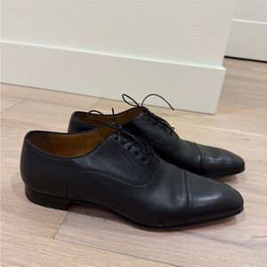 Christian Louboutin Black Leather Oxfords